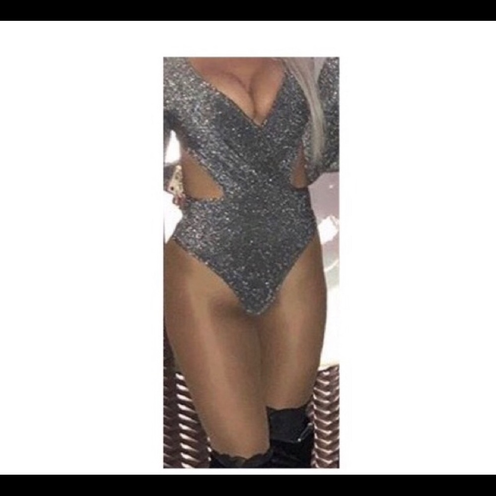 Glitter body suit